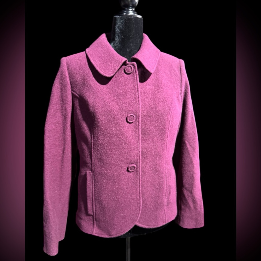 Pendleton Women's Magenta Pea Coat